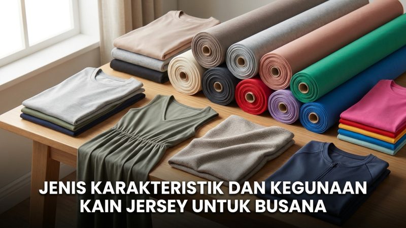 Jenis Karakteristik dan Kegunaan Kain Jersey untuk Busana