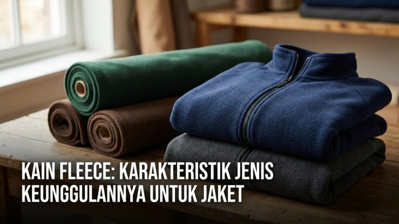 Kain Fleece: Karakteristik Jenis Keunggulannya untuk Jaket
