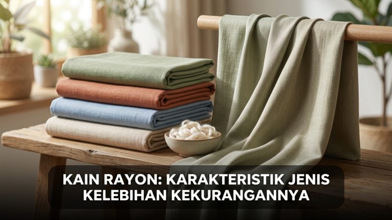 Kain Rayon: Karakteristik Jenis Kelebihan Kekurangannya