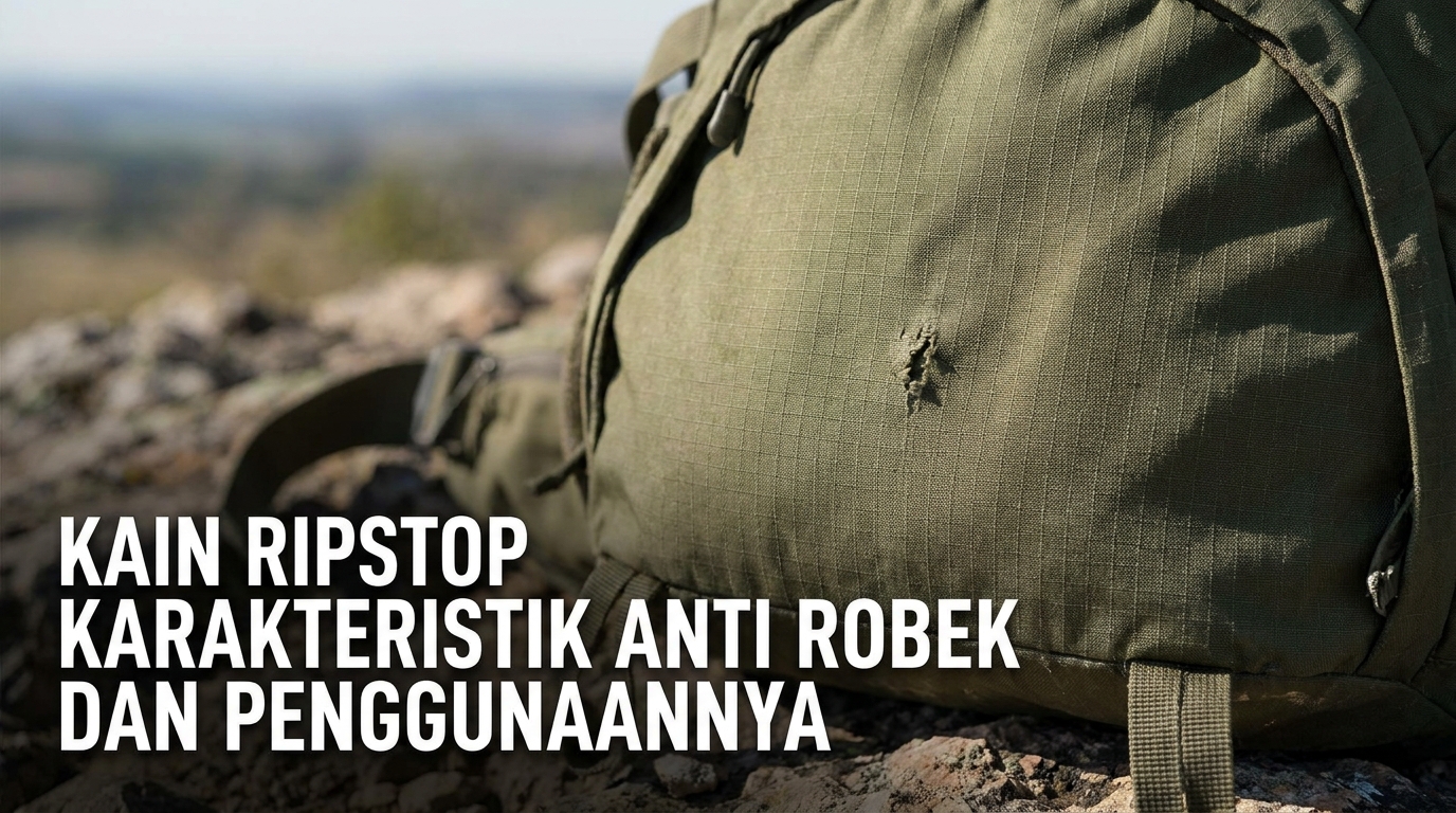 Kain Ripstop Karakteristik Anti Robek dan Penggunaannya