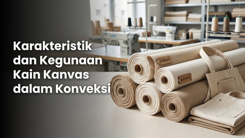 Karakteristik dan Kegunaan Kain Kanvas  dalam Konveksi