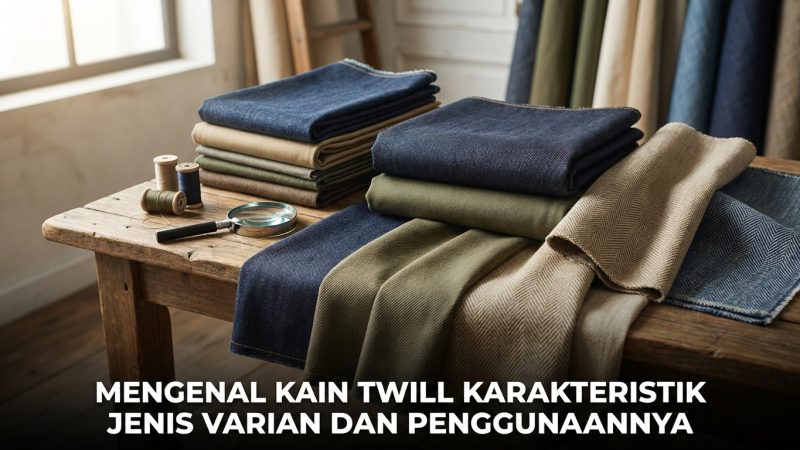 Mengenal Kain Twill Karakteristik Jenis Varian dan Penggunaannya