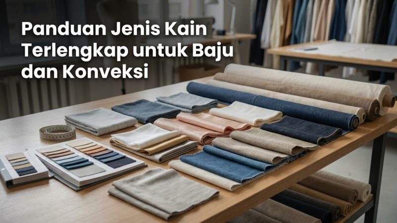 Panduan Jenis Kain Terlengkap untuk Baju dan Konveksi