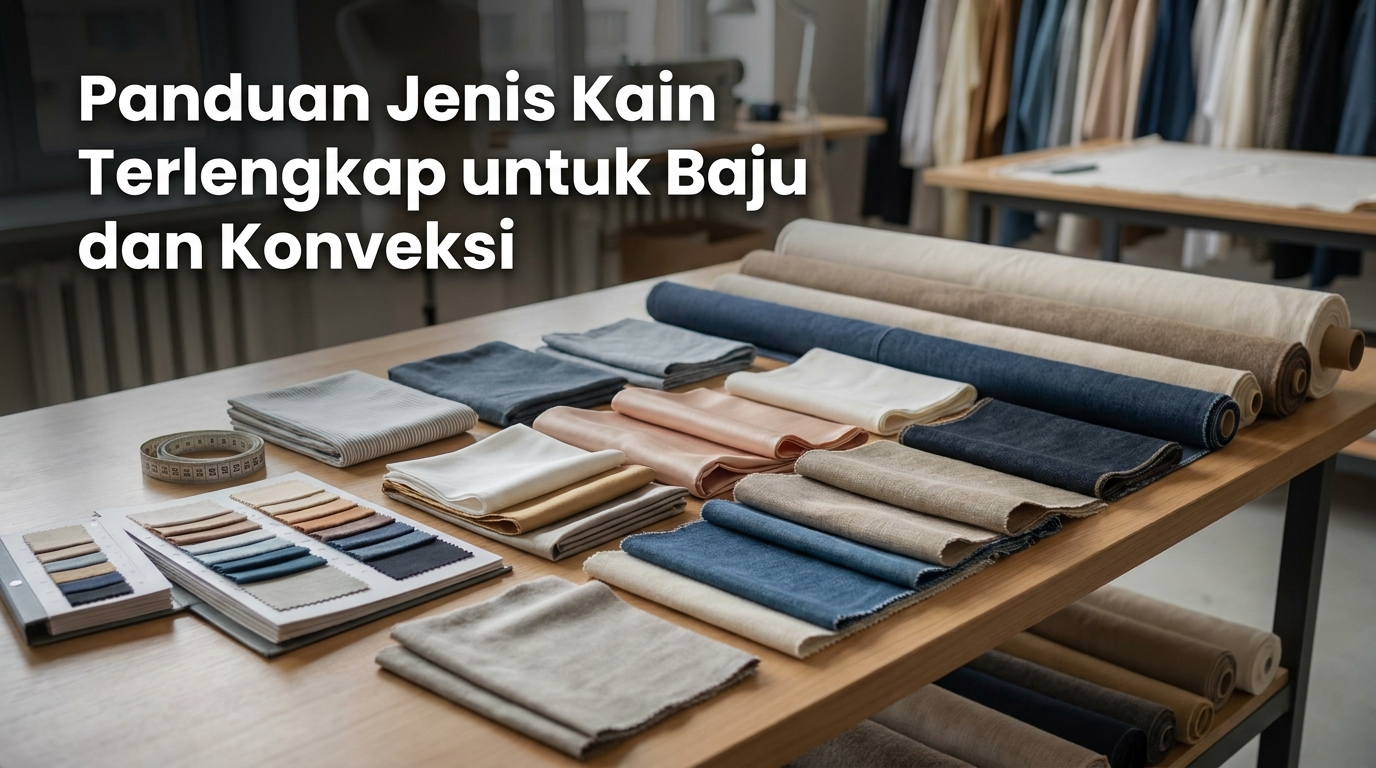 Panduan Jenis Kain Terlengkap untuk Baju dan Konveksi
