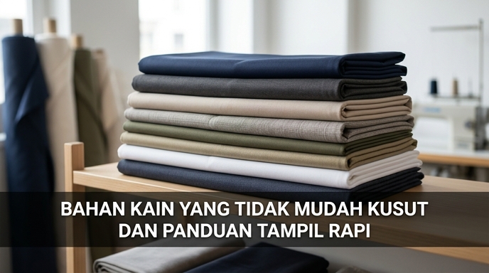 Bahan Kain yang Tidak Mudah Kusut dan Panduan Tampil Rapi