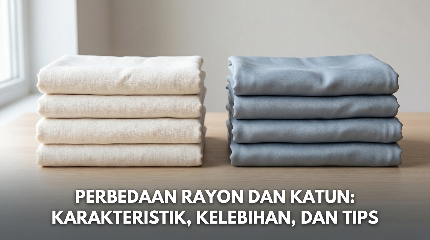 Perbedaan Rayon dan Katun Karakteristik Kelebihan dan Tips