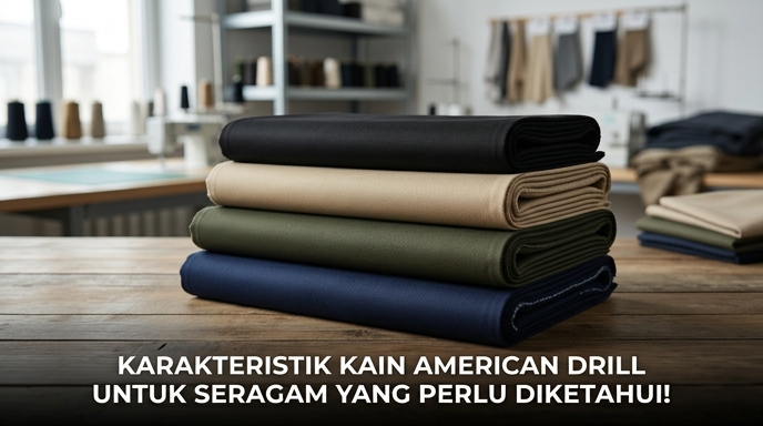 Karakteristik Kain American Drill Untuk Seragam Yang Perlu Diketahui!